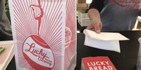 Lucky Bread Company is a lucky find with humorous service, their Damn Good Coffee and patisserie. (Photo: Marie-Lais Emond)