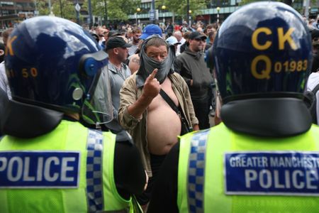 The UK's far-right and anti-racist protests, and more from around the world