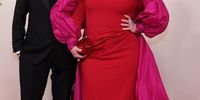 HOLLYWOOD, CALIFORNIA - MARCH 10: (L-R) Ben Falcone and Melissa McCarthy attend the 96th Annual Academy Awards on March 10, 2024 in Hollywood, California. (Photo by Aliah Anderson/Getty Images)