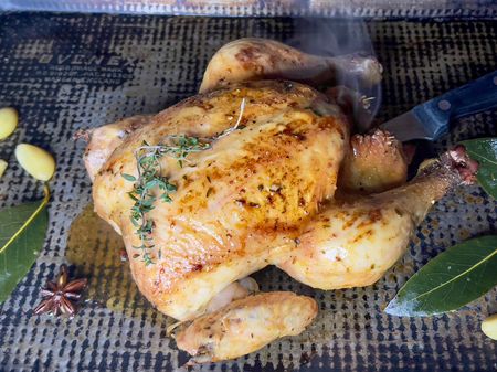 Throwback Thursday: Brine and time do wonders for a succulent roast chicken