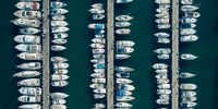 '1,001 Yachts'. An aerial view of the yacht harbour. © Uku Sööt, Estonia, Shortlist, Regional Awards, Sony World Photography Awards 2023