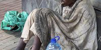 A homeless man in the Eastern Cape. (Photo: Donna van der Watt)