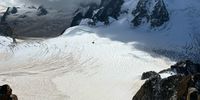 Melting glaciers in Chamonix M’ont Blanc French Alps. Photographer: Sarena Baxter Armstrong