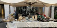 Today is the weekly passeggiata and also the day of the monthly antiques market. (Photo: Marie-Lais Emond)