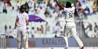 Jasprit Bumrah (R) of India celebrates the wicket of Aiden Markram of South Africa with teammates during the First Test match in the series between India and South Africa at Eden Gardens on November 14, 2025 in Kolkata, India. (Photo: Prakash Singh/Getty Images)