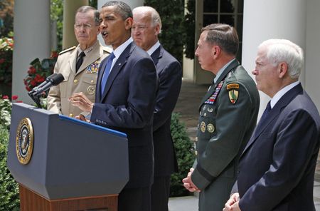 Barack Obama red cards General McChrystal