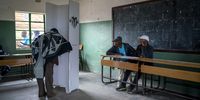 A voter marks his vote for the parliamentary elections at a polling station in Koro-Koro, on October 7, 2022.<br>Photo: Shiraaz Mohamed.