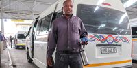 Frank Maphanga (51) is a taxi driver from Pienaar, a town 30km outside Mbombela in Mpumalanga. He said the fuel price increase had made it difficult to provide for his family and caused conflict between taxi drivers and owners. (Photo: Maru Attwood)