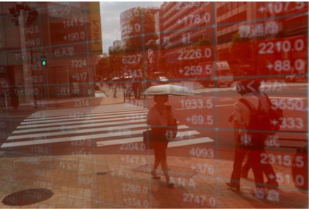 Asia shares slip on mixed China data, drop in Wall St futures