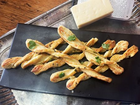 What’s cooking today: Black sesame & cheese pastry twists