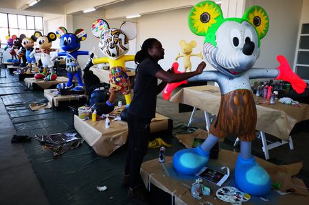 Taking the Mickey – the famous mouse is given an African look