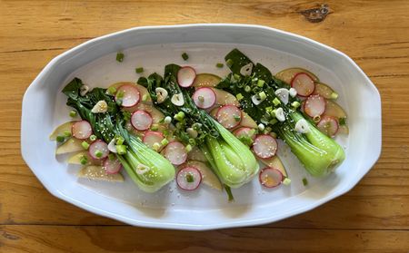 Salad Days: Pak choy, radish and apple salad