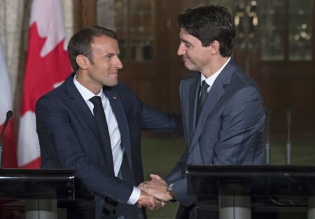 Macron, Trudeau support 'strong multilateralism' ahead of G7 summit