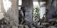 A Yemeni inspects debris of a destroyed building targeted by a Saudi-led airstrike in Sanaa  (Photo: EPA-EFE/Yahya Arhab)