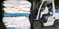 A worker operates a forklift at a Tongaat Hulett factory, 9 February 2018. (Photo: EPA-EFE / Aaron Ufumeli) 