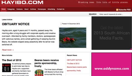 Hayibo: End of an era