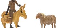 Julius Mfethe     Man with a Basket, Donkey and Goat (7 parts)     R 30 000 - 50 000
