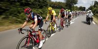 BMC Racing Team rider Richie Porte of Australia (L) and BMC Racing Team rider Greg van Avermaet of Belgium (2L) in action during the 4th stage of the 105th edition of the Tour de France cycling race over 195km between La Baule and Sarzeau, France, 10 July 2018.  EPA-EFE/YOAN VALAT