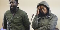 BELA-BELA, SOUTH AFRICA  NOVEMBER 07: Imanuwela David (39) and Froliana Joseph (30) appear at Bela-Bela's Magistrate's Court in connection with the dollar heist at President Cyril Ramaphosa's Phala Phala lodge in 2020 on November 07, 2023 in Bela-Bela, South Africa. The pair have been charged with theft, housebreaking with intent to steal, conspiracy to commit robbery, conspiracy to commit housebreaking with intent to steal. (Photo by Gallo Images/Beeld/Deaan Vivier)