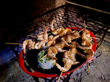 What’s cooking today: Lime & lemongrass prawn skewers