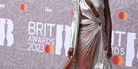 LONDON, ENGLAND - FEBRUARY 11: EDITORIAL USE ONLY: Jodie Turner-Smith attends The BRIT Awards 2023  at The O2 Arena on February 11, 2023 in London, England. (Photo by Gareth Cattermole/Gareth Cattermole/Getty Images)