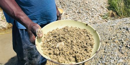 The men who make a living from an old gold mine dump