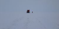 Logistical work during the Antarctic winter of 2016. Image: Parik Bohra