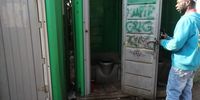 The toilets have been full for months, and residents  now use the backyard. (Photo: Bheki Simelane)