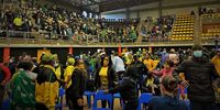 ANC supporters wait for President Cyril Ramaphosa to address the party’s post-local election at the Soweto campus of the University of Johannesburg on 8 November 2021. (Photo: Michelle Banda)