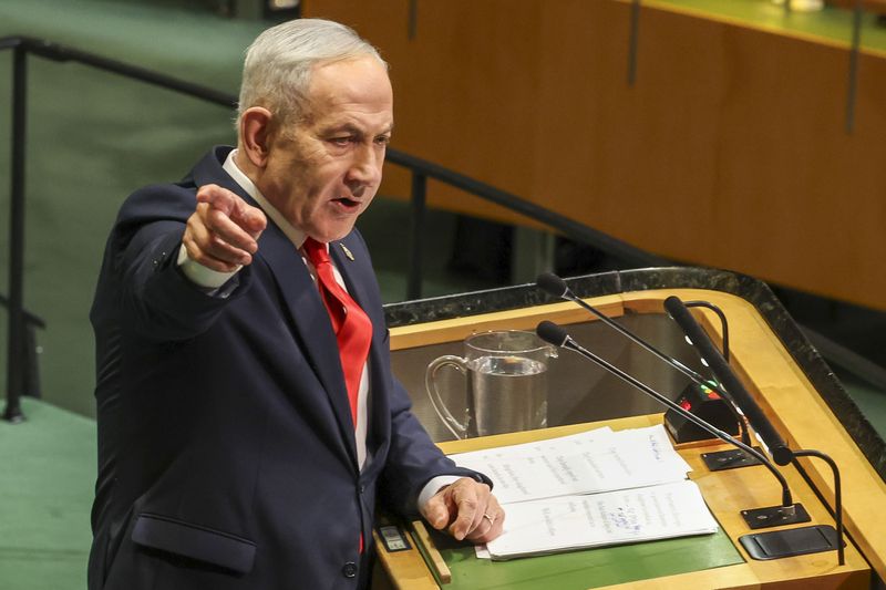 Netanyahu Defends Israel at UN as Delegates Walk Out of General Assembly