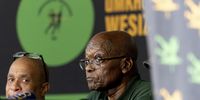 Former president Jacob Zuma announces the formation of a new political party, uMkhonto Wesizwe, in Soweto on 16 December 2023. (Photo: EPA-EFE / Kim Ludbrook)