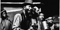 Gibson Kente ­rehearsing ‘Sekunjalo’ with the cast in 1987. (Photo: Supplied)