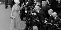 CANNES, FRANCE - JULY 06: (EDITORS NOTE: Image has been converted to black and white.) Dame Helen Mirren attends the "Annette" screening and opening ceremony during the 74th annual Cannes Film Festival on July 06, 2021 in Cannes, France. (Photo by Andreas Rentz/Getty Images)