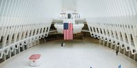 NEW YORK CITY - APRIL 17: The Oculus transportation hub and mall stands nearly deserted in lower Manhattan on April 17, 2020 in New York City, United States. New York City has been the hardest hit city in America from COVIT-19, with overwhelmed hospitals and a struggling economy.