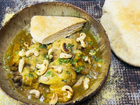 Moroccan flatbread, the right side for a tagine dish