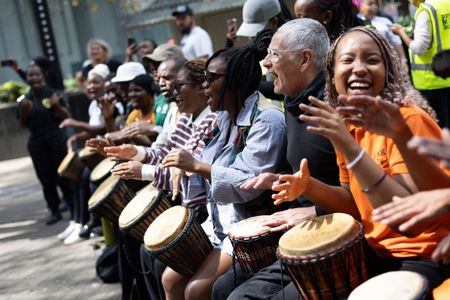 Joburgers enjoy a little CBD fun sans motor cars and gridlocked streets
