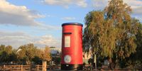 The world’s tallest postbox is to be found in Calvinia. Image: Chris Marais<br>