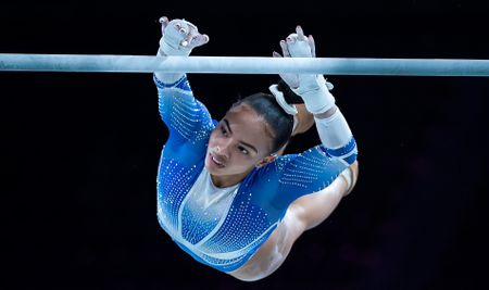 SA gymnast Caitlin Rooskrantz rises above the falls while striving to be the best