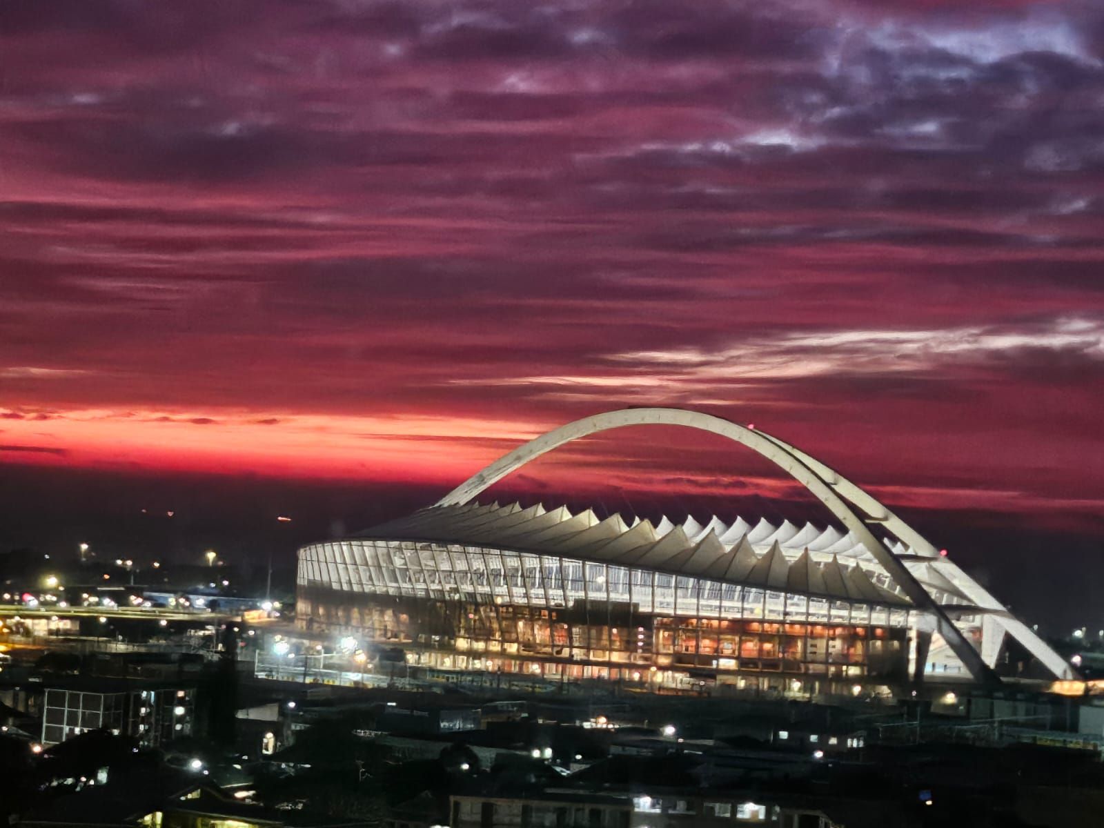 Moses Mabida Stadium. Photographer: Mahomed Amra