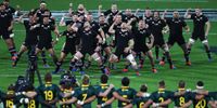 All Blacks perform  the haka ahead of the 2019 Rugby Championship match between The All Blacks and the Springboks in Wellington. The All Blacks will clash with the Boks on South African soil twice in 2022 for the Rugby Championships. (Photo: Raghavan Venugopal)