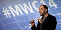 epa06703315 (FILE) - WhatsApp message app's co-founder, Jan Koum, delivers a speech as he takes part in a debate held in the sidelines of Mobile World Congress in Barcelona, northeastern Spain, 24 February 2014 (reissued 01 May 2018). WhatsApp chief executive Jan Koum announced he intentions to leave Facebook Inc via social media on 01 May 2018.  EPA-EFE/ALBERTO ESTEVEZ