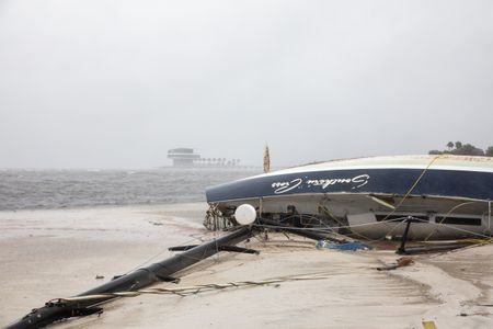 In pictures: Hurricane Milton bears down on Florida with house-toppling winds