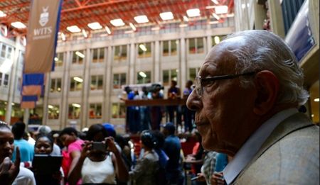 GroundUp #FeesMustFall: 'I am inspired by students' spirit and discipline,' says Kathrada