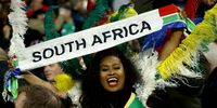 A fan of South Africa celebrates after the team won the Rugby World Cup 2023 final between New Zealand and South Africa in Saint-Denis, France, 28 October 2023.  (Photo: EPA-EFE / YOAN VALAT)