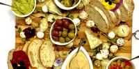 Cheese platter selection. Photo: Kings Walden