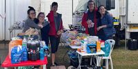 Women from the community run hot drink and food stops for returning rescuers. (Photo: Supplied)