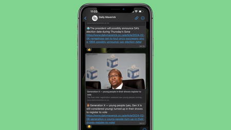 Daily Maverick has a WhatsApp channel... here's how to join