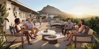 Enjoying sunset rooftop gatherings in Cape Town