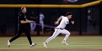 Alek Thomas #5 of the Arizona Diamondbacks prepares for the game against the Miami Marlins at Chase Field on May 10, 2023 in Phoenix, Arizona. (Photo by Chris Coduto/Getty Images)