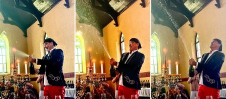 If it’s spring, it must be time for dinner and bubbles at breakfast time